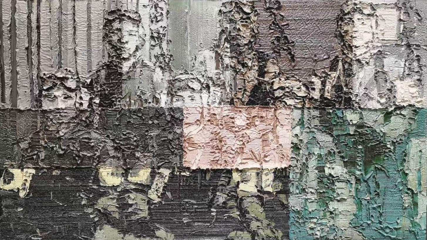 油彩画　李松子（Lee Song Ja) Painting of Kamikaze Removed at UCCA Beijing